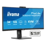 iiyama ProLite XCB3497WQSNPH-B1 Monitor PC 86,4 cm (34") 3440 x 1440 Pixel UltraWide Quad HD LED Nero