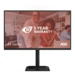 AOC E4 Q27E4U Monitor PC 68,6 cm (27") 2560 x 1440 Pixel Quad HD LED Nero - immagine 2