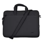 Trust Bologna Sottile borsa per laptop ecocompatibile, per laptop da 16 pollici - Nero - immagine 2