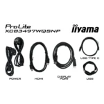 iiyama ProLite XCB3497WQSNP-B1 Monitor PC 86,4 cm (34") 3440 x 1440 Pixel UltraWide Quad HD LED Nero - immagine 14