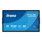 iiyama T4329AS-B1AG Monitor PC 108 cm (42.5") 3840 x 2160 Pixel 4K Ultra HD LED Touch screen Nero - immagine 3