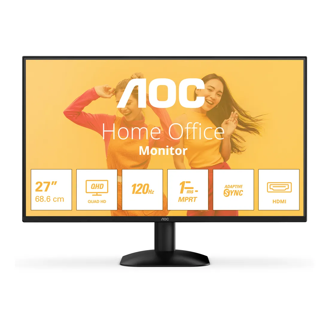 1efb494f8f1f50dd74ca3ec1626d7ee4c2c78dd8.webp AOC B3 Q27B35S3 Monitor PC 68,6 cm (27") 2560 x 1440 Pixel Quad HD LED Nero - immagine 1