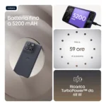 Motorola edge 70 fusion 17,2 cm (6.78") Doppia SIM Android 16.0 5G USB tipo-C 8 GB 256 GB 5200 mAh Nero - immagine 9