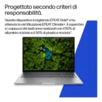 HP DK1M0ET laptop Copilot+ PC Intel Core Ultra 7 35,6 cm (14") WUXGA 24 GB DDR5-SDRAM 512 GB SSD Wi-Fi 7 (802.11be) Windows 11 Pro AI Workstation, AI PC Argento - immagine 6