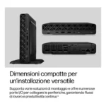 HP E07KVAT PC/stazione di lavoro Copilot+ PC Intel Core Ultra 7 356H 16 GB DDR5-SDRAM 512 GB SSD Windows 11 Pro Mini PC AI PC - immagine 11