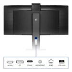 Philips P Line 346P1CRH/00 Monitor PC 86,4 cm (34") 3440 x 1440 Pixel UltraWide Quad HD LED Nero - immagine 5