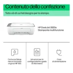 HP DeskJet 2822e Wireless All-in-One Colore Stampante, Instant Ink; Fotocopiatrice, scanner - immagine 5