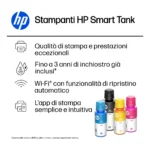 HP Smart Tank 5108 Wireless All-in-One Colore Stampante, Fotocopiatrice, scanner - immagine 6