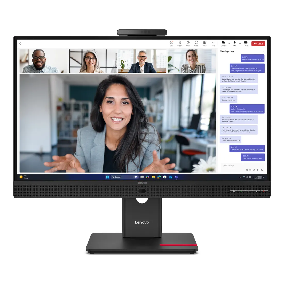 25a4675d0bc309dffb5fd900538adbea052380cf.webp Lenovo ThinkVision T24-4v Monitor - immagine 1