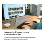 HP E4EU4EA PC/stazione di lavoro Intel Core 5 16 GB LPDDR5x-SDRAM 512 GB SSD Windows 11 Home Mini PC AI PC Bianco - immagine 10
