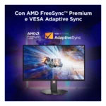 Lenovo Legion 27Q-10 OLED - Monitor Gaming 26.5" QD-OLED Flat QHD 2560x1440 0 240Hz 0.03ms - AMD FreeSync Premium + VESA AdaptiveSync 2xHDMI 2.1 + 1xDP 1.4 - Stand Height + Tilt + Swivel + Pivot Cavo DP incluso - immagine 2