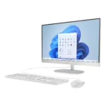 HP 23.8 inch All-in-One 24-cr0095nl PC Intel Core i5 i5-1335U 60,5 cm (23.8") 1920 x 1080 Pixel 8 GB DDR4-SDRAM 512 GB SSD Windows 11 Home Wi-Fi 6 (802.11ax) Bianco - immagine 2