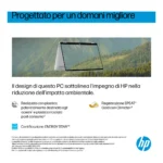 HP OmniBook 5 Flip 2-in-1 Laptop 14-fp0005nlx Intel Core 5 120U 35,6 cm (14") Touch screen 2K 8 GB LPDDR5-SDRAM 512 GB SSD Wi-Fi 6 (802.11ax) Windows 11 Home Argento - immagine 10