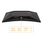 AOC G4 CQ27G4ZE Monitor PC 68,6 cm (27") 2560 x 1440 Pixel Quad HD LCD Nero, Rosso - immagine 3