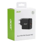 Acer ZL.ADTCC.00J Caricabatterie per dispositivi mobili Universale Nero AC Ricarica rapida Interno - immagine 2