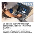HP E4LH3AT laptop Copilot+ PC AMD Ryzen AI 5 Computer portatile 35,6 cm (14") 3K 16 GB LPDDR5x-SDRAM 512 GB SSD Wi-Fi 7 (802.11be) Windows 11 Pro Argento - immagine 7