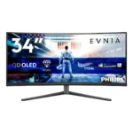 Philips Evnia 6000 34M2C6500/00 Monitor PC 86,4 cm (34") 3440 x 1440 Pixel Wide Quad HD QD-OLED Grigio
