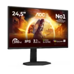AOC G4 25G4SXU Monitor PC 62,2 cm (24.5") 1920 x 1080 Pixel Full HD LED Nero, Grigio - immagine 2
