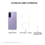 Samsung Galaxy A57 5G 17 cm (6.7") Doppia SIM Android 16.0 USB tipo-C 8 GB 128 GB 5000 mAh Lillà - immagine 9