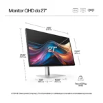 HP Series 7 Pro Monitor serie 7 Pro QHD da 27" - 727pq - immagine 3