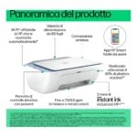 HP DeskJet 2822e Wireless All-in-One Colore Stampante, Instant Ink; Fotocopiatrice, scanner - immagine 4