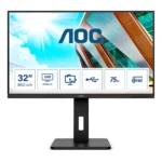 AOC P2 U32P2 Monitor PC 80 cm (31.5") 3840 x 2160 Pixel 4K Ultra HD LED Nero