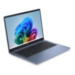 HP E4EV9EA laptop Copilot+ PC Snapdragon X1-26-100 Computer portatile 35,6 cm (14") 2K 8 GB LPDDR5x-SDRAM 512 GB SSD Wi-Fi 6E (802.11ax) Windows 11 Home AI PC Blu - immagine 2
