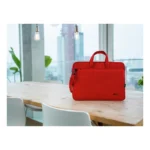 Trust Bologna Sottile borsa per laptop ecocompatibile, per laptop da 16 pollici - Rosso - immagine 4