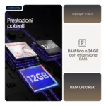Motorola edge 70 fusion 17,2 cm (6.78") Doppia SIM Android 16.0 5G USB tipo-C 8 GB 256 GB 5200 mAh Nero - immagine 11