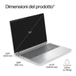 HP EliteBook 6 G2i 16 Next Gen AI PC Wolf Pro Security Edition Intel Core Ultra 7 355 Computer portatile 40,6 cm (16") WUXGA 32 GB DDR5-SDRAM 1 TB SSD Wi-Fi 7 (802.11be) Windows 11 Pro Argento - immagine 3