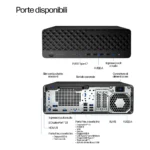 HP E07L7AT PC/stazione di lavoro Intel Core Ultra 7 265 32 GB DDR5-SDRAM 1 TB SSD Windows 11 Pro SFF AI PC - immagine 3