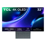 TCL X3 32X3A 31.5" OLED Monitor, 4K UHD (3840x2160) resolution, OLED+ technology, 240Hz, (480Hz FHD), Matte Screen, 1300 nits peak brightness, 0.03ms GTG response time, AMD Freesync Premium