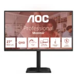 AOC E4 Q27E4CV Monitor PC 68,6 cm (27") 2560 x 1440 Pixel Quad HD LED Nero - immagine 2
