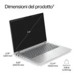 HP EliteBook 6 G2i Next Gen AI PC Wolf Pro Security Edition Intel Core Ultra 7 355 Computer portatile 35,6 cm (14") WUXGA 32 GB DDR5-SDRAM 1 TB SSD Wi-Fi 7 (802.11be) Windows 11 Pro Argento - immagine 3