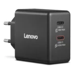 Lenovo Dual USB-C 65W GaN Charger, alimentatore compatto da muro con doppia Type-C, cavo USB-C 1,5 m incluso - ideale per laptop, cellulare e tablet: un solo caricabatterie per più dispositivi - immagine 14