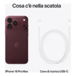 Apple iPhone 18 Pro Max 512GB Borgogna - immagine 9