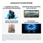 Samsung Galaxy A57 5G 17 cm (6.7") Doppia SIM Android 16.0 USB tipo-C 8 GB 256 GB 5000 mAh Grigio - immagine 5