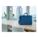 Trust Bologna Sottile borsa per laptop ecocompatibile, per laptop da 16 pollici - Blu - immagine 4
