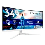 Philips Evnia 5000 34M2C5501A/00 Monitor PC 86,4 cm (34") 3440 x 1440 Pixel Wide Quad HD LCD Bianco - immagine 3