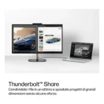 HP E4ET3EA All-in-One PC Copilot+ PC Intel Core Ultra 7 356H 68,6 cm (27") 2560 x 1440 Pixel PC All-in-one 16 GB DDR5-SDRAM 1 TB SSD Windows 11 Home Wi-Fi 7 (802.11be) Nero, Grigio - immagine 6