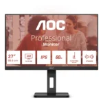 AOC E3 U27E3UF Monitor PC 68,6 cm (27") 3840 x 2160 Pixel 4K Ultra HD LED Nero - immagine 2