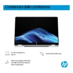 HP OmniBook 5 Flip 2-in-1 Laptop 14-fp0005nlx Intel Core 5 120U 35,6 cm (14") Touch screen 2K 8 GB LPDDR5-SDRAM 512 GB SSD Wi-Fi 6 (802.11ax) Windows 11 Home Argento - immagine 5
