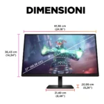 OMEN by HP Monitor da gaming 27" UHD 144 Hz - OMEN 27k - immagine 4