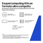 HP ZGX Nano G1n AI GB10 128 GB LPDDR5x-SDRAM 4 TB SSD Linux Mini PC Stazione di lavoro AI Workstation, AI PC Nero - immagine 2
