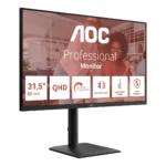 AOC E4 Q32E4U Monitor PC 80 cm (31.5") 2560 x 1440 Pixel Quad HD LED Nero - immagine 3