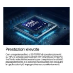 HP E4EX1EA laptop Copilot+ PC Intel Core Ultra 7 356H 40,6 cm (16") Touch screen 2K 32 GB LPDDR5x-SDRAM 1 TB SSD Wi-Fi 7 (802.11be) Windows 11 Home Blu - immagine 10