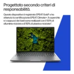 HP E47GWET laptop Copilot+ PC 386H 40,6 cm (16") WUXGA 64 GB DDR5-SDRAM 1 TB SSD Wi-Fi 7 (802.11be) Windows 11 Pro AI Workstation, AI PC Argento - immagine 7