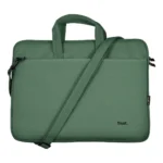 Trust Bologna Sottile borsa per laptop ecocompatibile, per laptop da 16 pollici - Verde