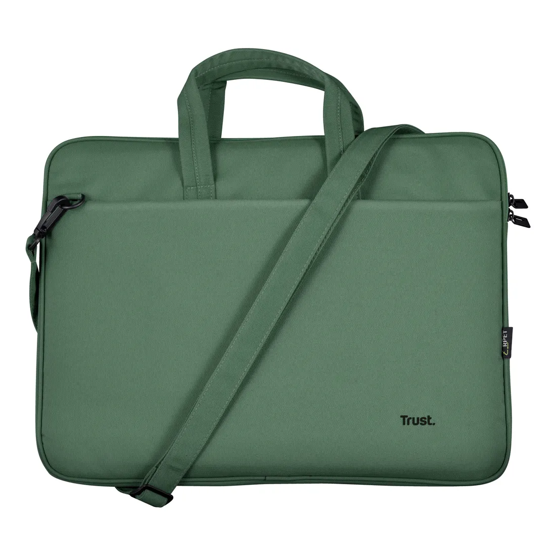 67bc83e8ad2dbaf15739a23698fa76ffdf61c35a.webp Trust Bologna Sottile borsa per laptop ecocompatibile, per laptop da 16 pollici - Verde - immagine 1