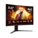 AOC G4 C32G4Z Monitor PC 80 cm (31.5") 1920 x 1080 Pixel Full HD LCD Nero, Rosso - immagine 2